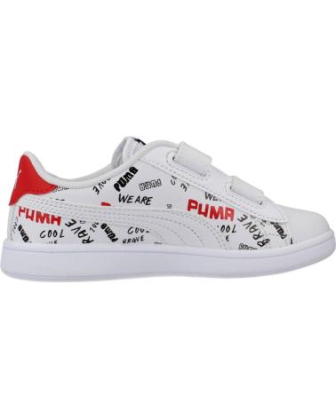 Deportivas de Niño PUMA SMASH V2 BLANCO