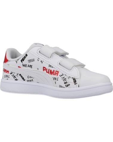 Deportivas de Niño PUMA SMASH V2 BLANCO