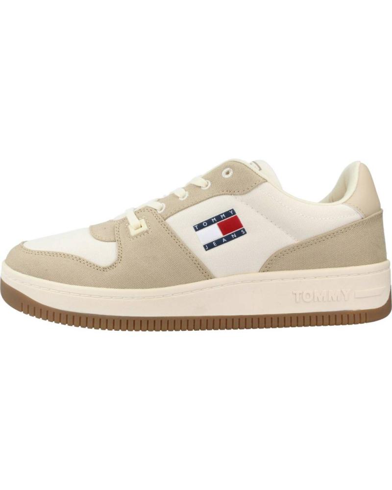 Zapatillas deporte TOMMY JEANS  pour Homme BASKET CANVAS  MARRON