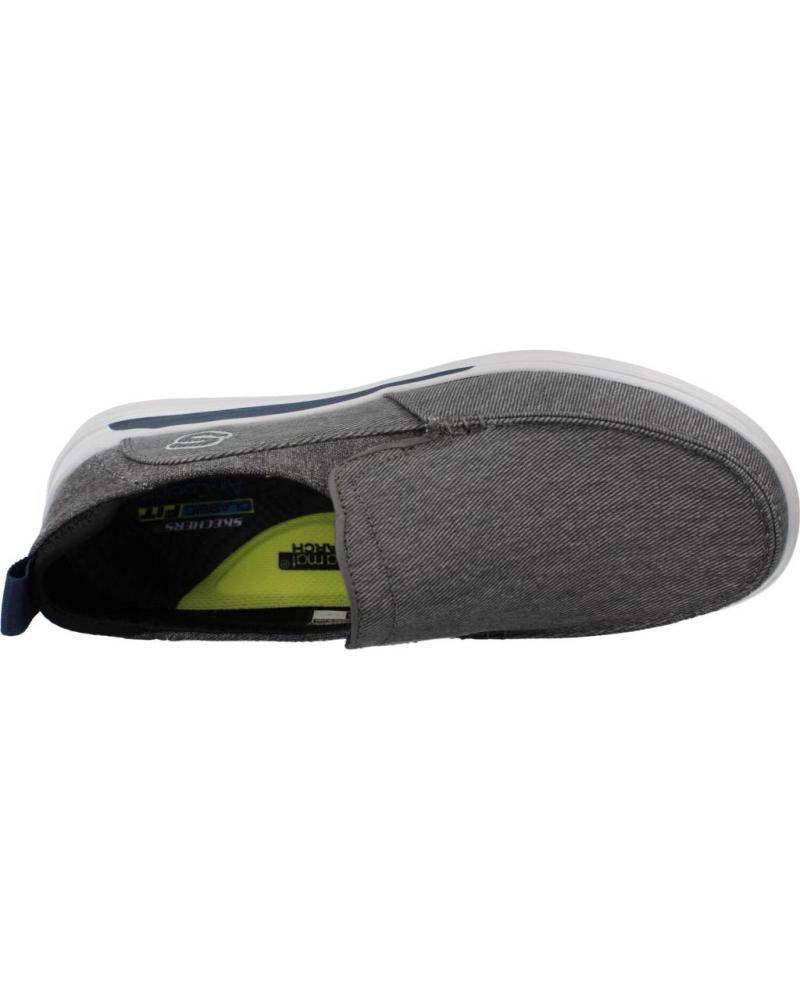 Shoes De Hombre SKECHERS PROVEN MOC TOE GRIS