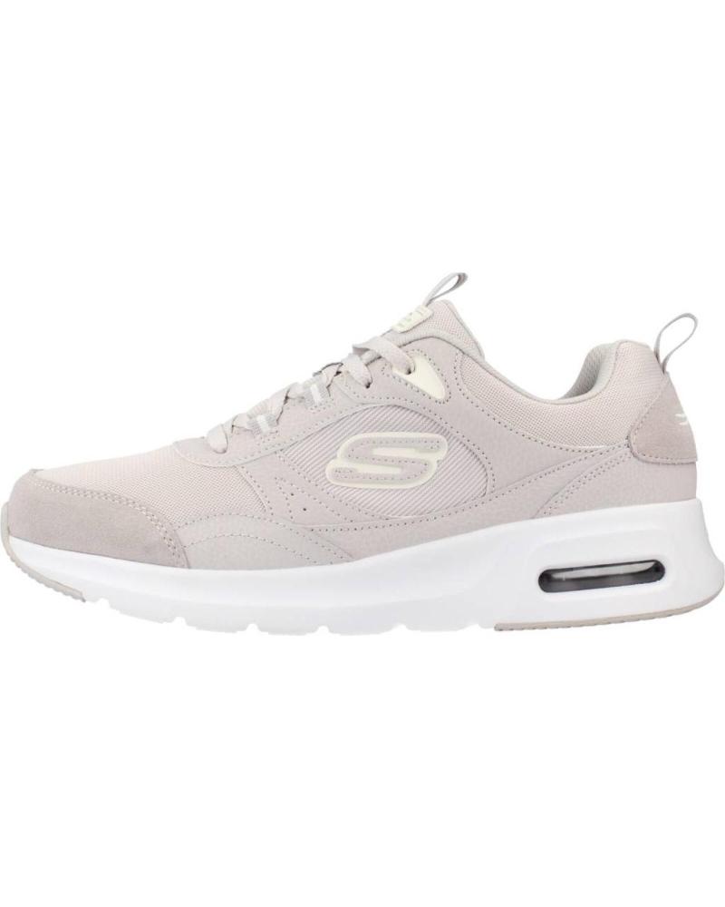 Skechers lace up shop sneakers hombre beige