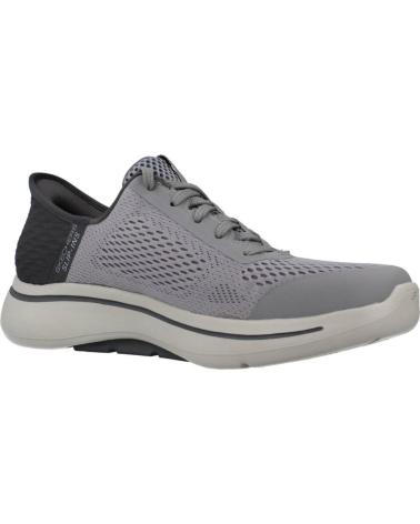 Scarpe sport per Uomo SKECHERS SLIP-INS GO WALK ARCH FIT GRIS