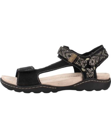 Woman Sandals CLARKS AMANDA STEP  NEGRO