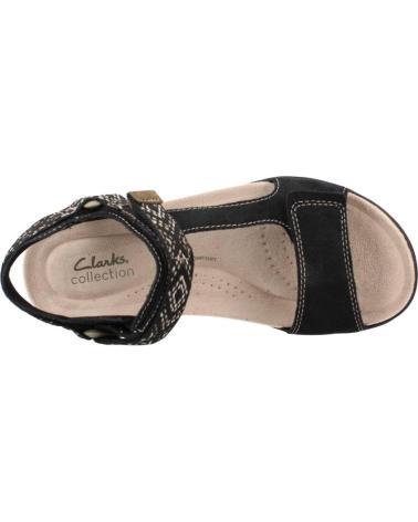 Woman Sandals CLARKS AMANDA STEP  NEGRO