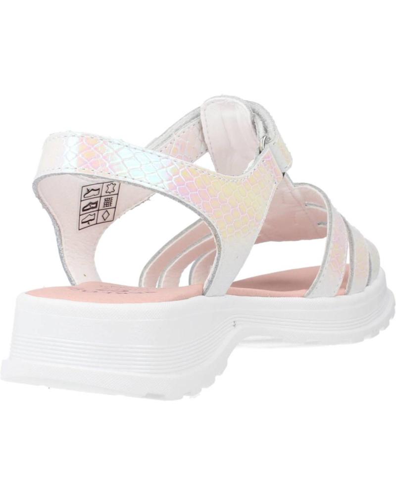Sandales Enfant Pablosky Zig - Cuir Naturel, Semelle Flexible SUPERFLEX - Confort Pieds Nus, Forme Physiologique - 10