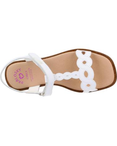 Sandalias PABLOSKY  de Niña 419600P  BLANCO