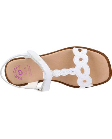 Sandales PABLOSKY  pour Fille 419600P  BLANCO