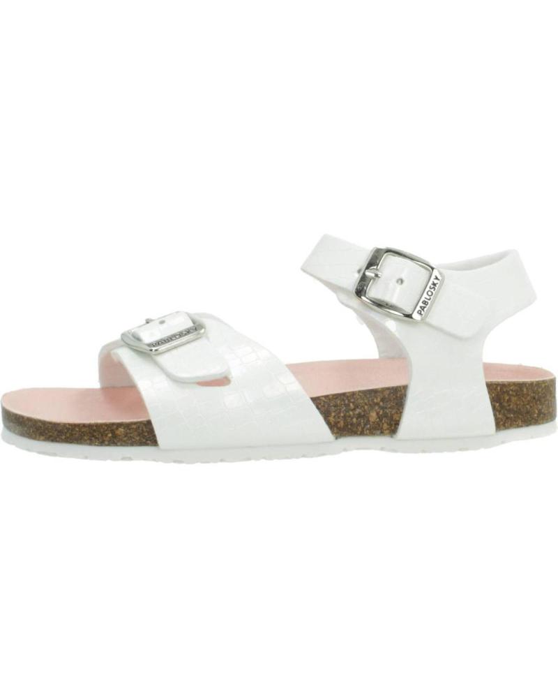 Pablosky Sandali Da Bambina Bianco - 430300 - Di Ruocco C