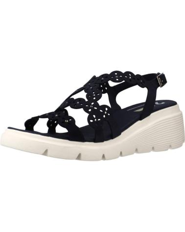 Sandalias de Mujer 24 HORAS SANDALIAS PIEL AZULES CUNA RELAX-S MARINO
