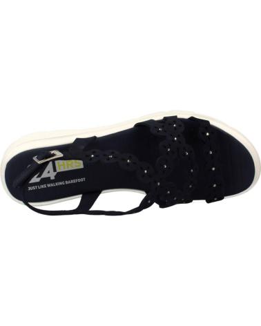 Sandalias 24 HORAS  de Mujer SANDALIAS PIEL AZULES CUNA  RELAX-S MARINO