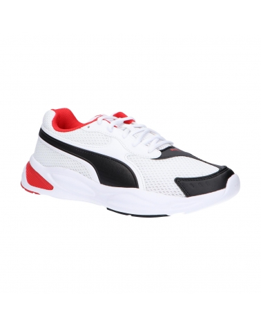 Zapatillas deporte PUMA  de Mujer y Hombre 372549 90S RUNNER  04 WHITE-BLACK