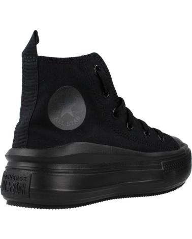 Sportif pour Fille CONVERSE BOTIN DEPORTIVO CON CORDONES BLACK-BLACK-DK SMOK