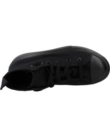 Sportif pour Fille CONVERSE BOTIN DEPORTIVO CON CORDONES BLACK-BLACK-DK SMOK