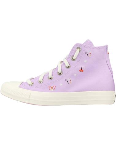 Sapatilhas de Mulher CONVERSE CHUCK TAYLOR ALL STAR HI VIOLETA