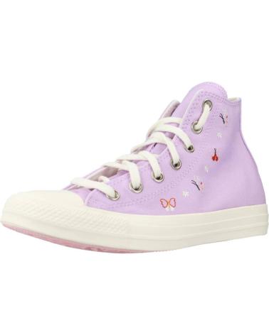 Sapatilhas de Mulher CONVERSE CHUCK TAYLOR ALL STAR HI VIOLETA