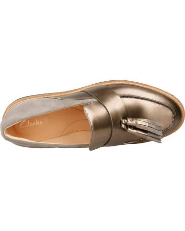 Mocasines de Mujer CLARKS ZANTE SPRING PLATA