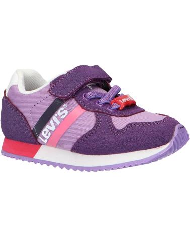 girl and boy sports shoes LEVIS VSPR0022T SPRINGFIEL  0327 PURPLE PINK