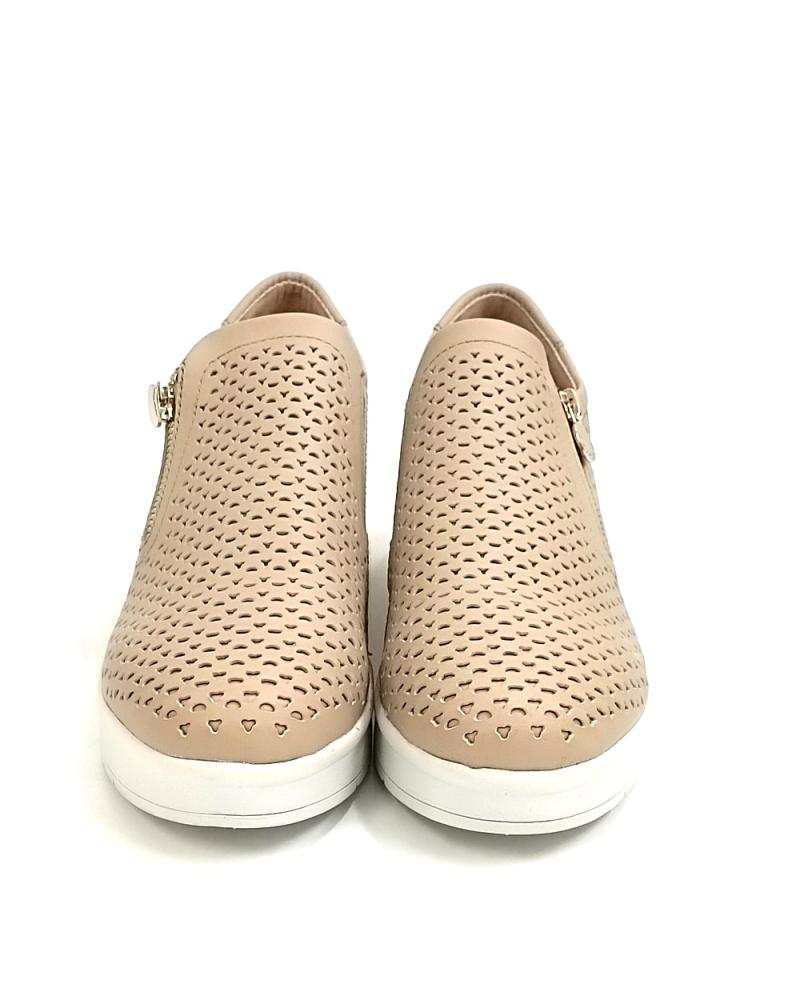 Shoes De Mujer STONEFLY ZAPATO DE PIEL TROQUELADA CON CREMALLERA LATERAL
