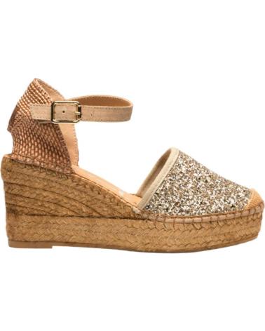Sandalias de Mujer VIDORRETA ALPARGATAS GLITTER CAMEL 