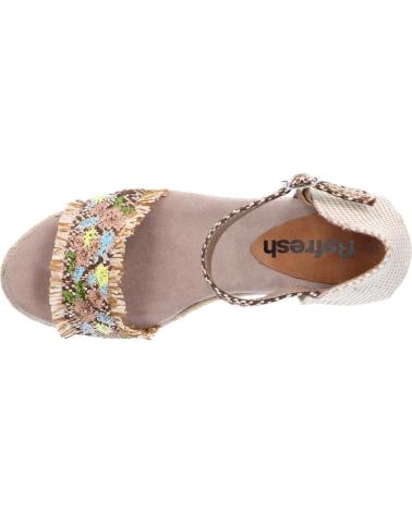 Sandalias de Mujer REFRESH 72246 TEXTIL TAUPE