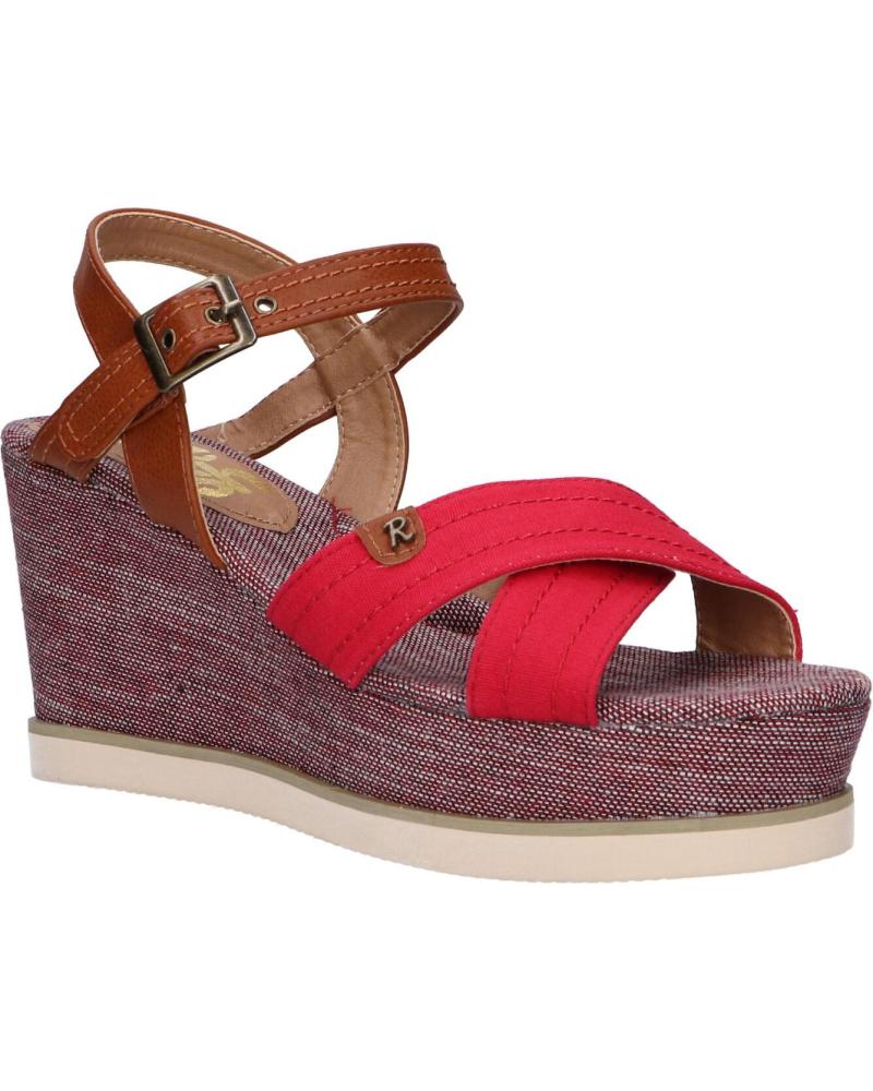 Sandalias Flats Alondra Para Mujer Color Rojo Talla 10 | Guatemala