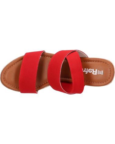 Sandalias de Mujer REFRESH 69619 TEXTIL ROJO