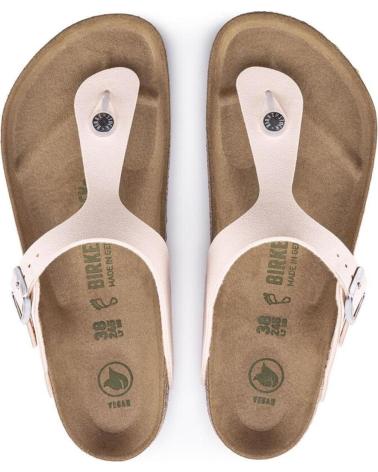 Sandalen für Damen BIRKENSTOCK 1019656 GIZEH BFBC EARTHY VEG LIGHT ROSE