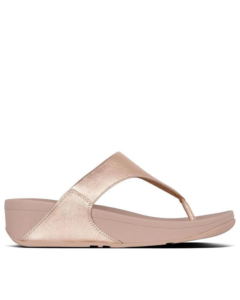 Infradito De Mujer FITFLOP LULU LEATHER ROSE GOLD ORO