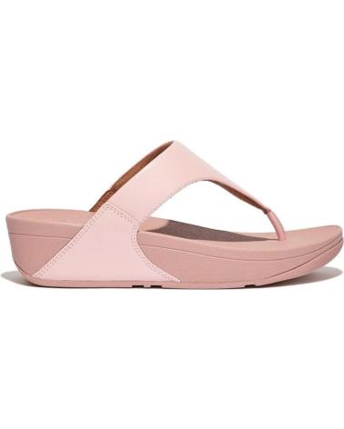 Chinelos FITFLOP  de Mulher LULU LEATHER TOE-POST ROSA  ROSA